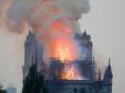 Масштабна пожежа в Нотр-Дамі: Стало відомо, чому собор не гасили водою